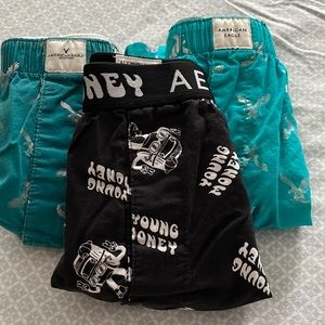 3 pair American Eagle Boxers